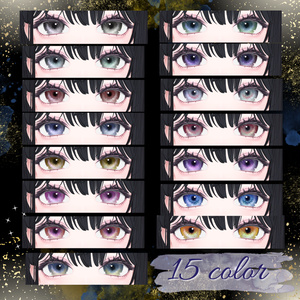 【10アバター対応】光彩の伊吹 eye texture&material 缩略图 2