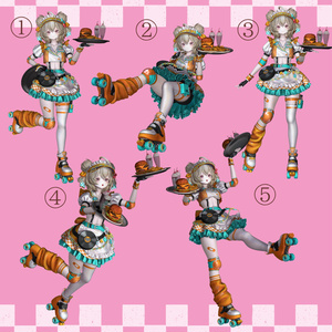 【FREE】American Dinner Pose！【５アバター対応】 缩略图 2