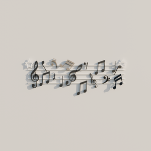 FREE Musical Notes Wall Art 音符ウォールアート | VRChat