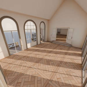 VRChat World Template Golden Manor 缩略图 6