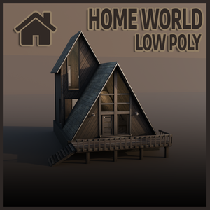 Low Poly Home World | VRChat