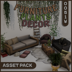 Furniture, Plants, & Decor Pack!!