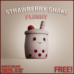 Strawberry Shake Plushy | FREE