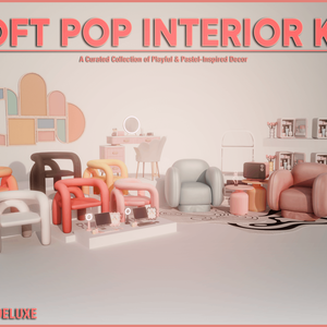 Soft Pop Interior Kit | Asset Pack