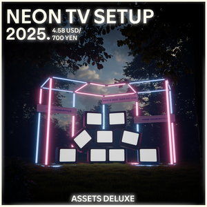 Neon TV Setup | VRChat