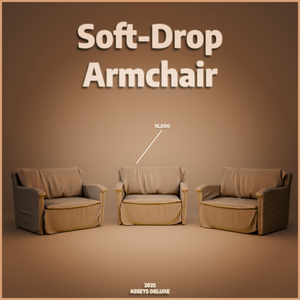 Soft-Drop Armchair | VRChat