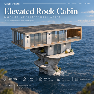 Elevated Rock Cabin [VRChat]