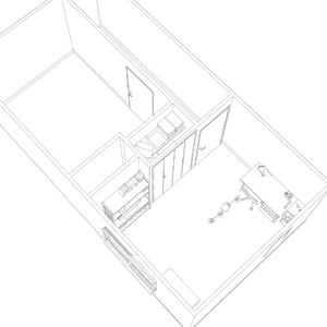 【3D素材】お部屋