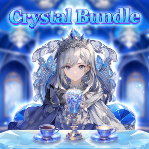 Vtuber Assets - Crystal Bundle | High Tea Collections | Party Assets | Party Decorations | Party Assets | Twitch Assets | Vtuber Chair Asset