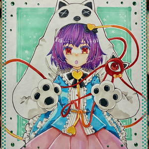 ミニ色紙イラスト オリジナル メイドさん⑮ - cocoshop - BOOTH