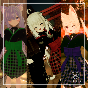 【XWear,カリン,舞夜,シエル対応】着物「いばら」 #Tesca_Fantasy【KIMONO】