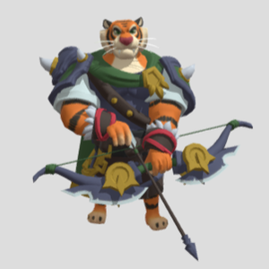 Tiger Ranger タイガーレンジャー  VRChatアバター 3D Model