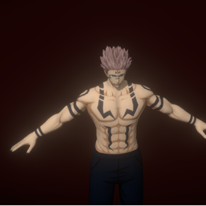 Sukuna 3D Model  スクナ 3Dモデル VRChatアバター