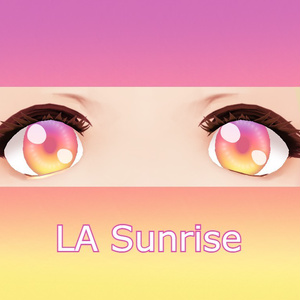 LA sunrise Multi-colored eyes Pink/purple/yellow