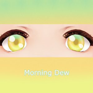 Morning Dew Multi-color VRoid eyes Yellow/Green
