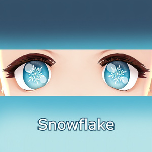 Blue Snowflake eye texture Vroid 