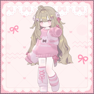 【MameFriends】Yamiusa Ribbon Sweater【MA対応】 缩略图 5