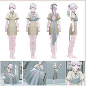 4アバター対応∴sheer apron over minidress 缩略图 6