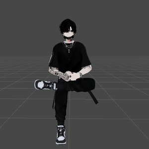 [VRchat] 앉는모션 Crouching motion