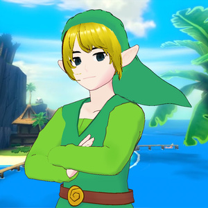 Free VRoid Toon Link Cosplay Zelda the Wind Waker