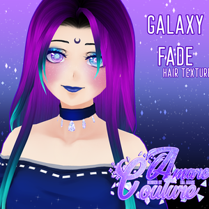 [AC] GALAXY FADE HAIR TEXTURE
