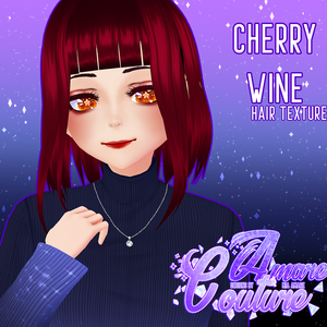 [AC] CHERRY WINE HAIR TEXTURE