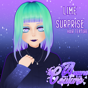 [AC] LIME SURPRISE HAIR TEXTURE