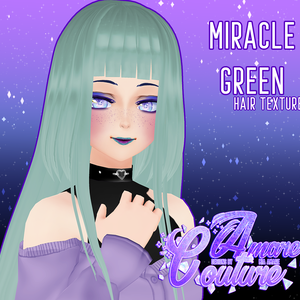 [AC] MIRACLE GREEN HAIR TEXTURE