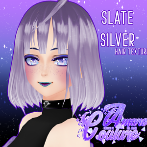 [AC] SLATE SILVER HAIR TEXTURE
