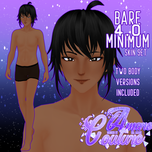 [AC] BARE MINIMUM MALE SKIN SET (4.0)