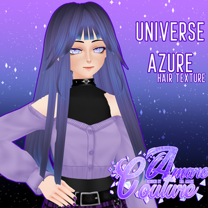 [AC] UNIVERSE AZURE HAIR TEXTURE