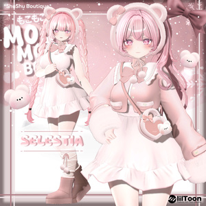 [5アバター対応] Mocomoco bear (VRC 3Dアイテム) 缩略图 6