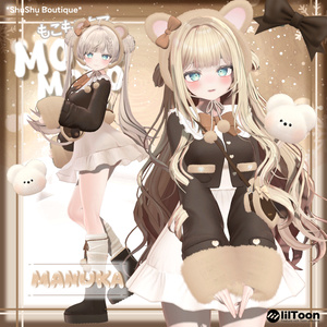 [5アバター対応] Mocomoco bear (VRC 3Dアイテム) 缩略图 5