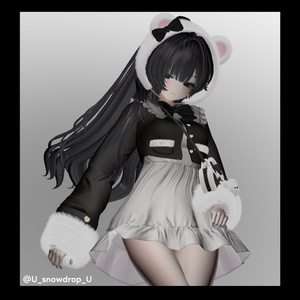 [5アバター対応] Mocomoco bear (VRC 3Dアイテム) 缩略图 31