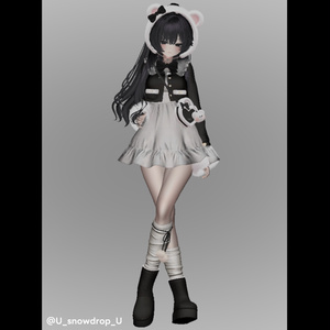 [5アバター対応] Mocomoco bear (VRC 3Dアイテム) 缩略图 30