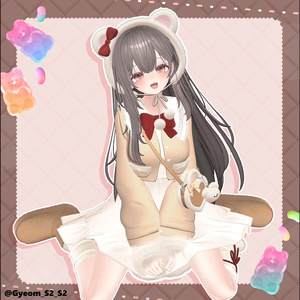 [5アバター対応] Mocomoco bear (VRC 3Dアイテム) 缩略图 21