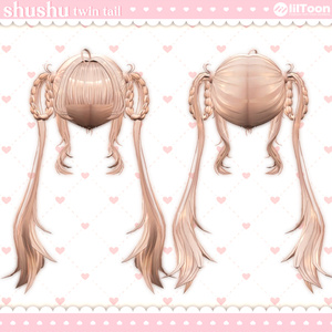[VRC Hair] ShuShu Twin Tail (6アバター対応) 缩略图 8