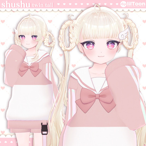 [VRC Hair] ShuShu Twin Tail (6アバター対応) 缩略图 7