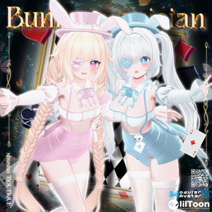 [7アバター対応] Bunny magician🐇🖤 (VRC 3Dアイテム) 缩略图 13