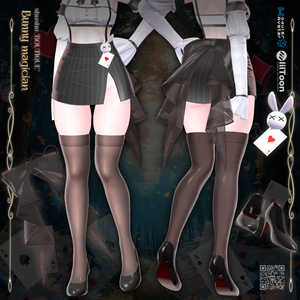 [7アバター対応] Bunny magician🐇🖤 (VRC 3Dアイテム) 缩略图 14