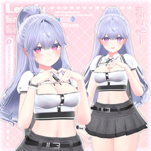 [VRC Hair] Lovely half-up hair💛 (8アバター対応) 缩略图 13