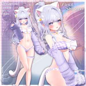 [ 愛莉 & しなの ]Dreaming & Lovely Neco Bikini 😺 (VRC 3Dアイテム) 缩略图 5