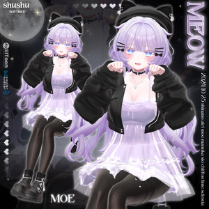 [8アバター対応] MEOW🖤(VRC 3Dアイテム) 缩略图 10
