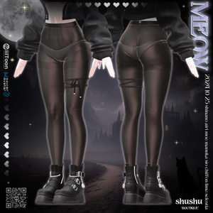 [8アバター対応] MEOW🖤(VRC 3Dアイテム) 缩略图 5