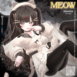 [8アバター対応] MEOW🖤(VRC 3Dアイテム) 缩略图 2