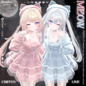 [8アバター対応] MEOW🖤(VRC 3Dアイテム) 缩略图 13