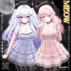 [8アバター対応] MEOW🖤(VRC 3Dアイテム) 缩略图 3