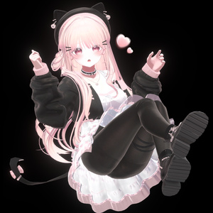 [8アバター対応] MEOW🖤(VRC 3Dアイテム) 缩略图 23