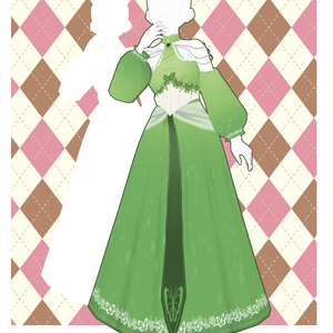 Green Formal Butterfly Dress