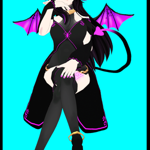 Succubus demon VRM avatar for VRchat or Vtubing